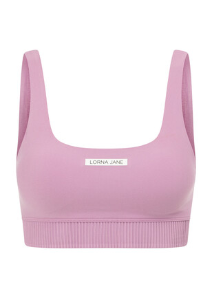 Women's Light Support Rib Triangle Bra - All In Motion™ Pink XL