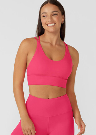 Activewear fitness clothes outfit - girly pink fashion sportswear