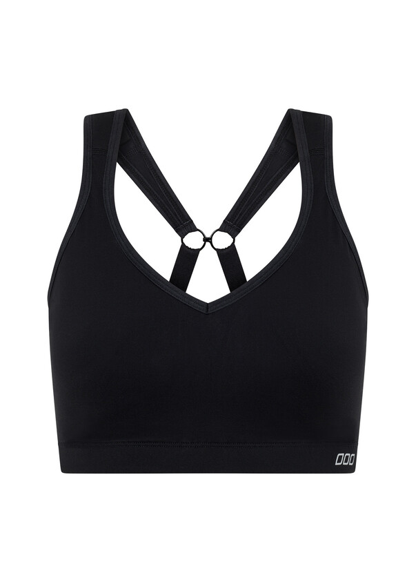 Hold And Mould Sports Bra, Black
