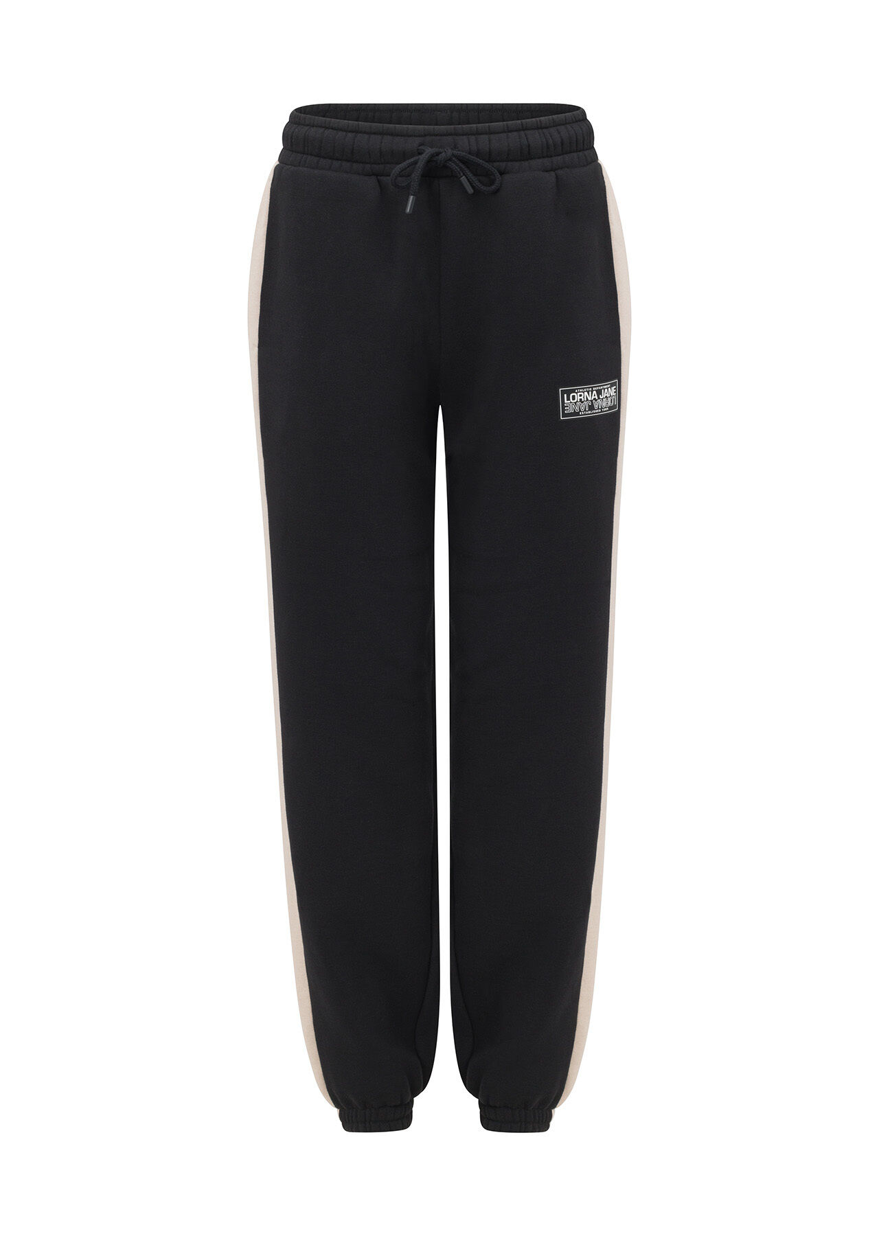 Unisex White Striped Black Joggers Pants | Konga Online Shopping
