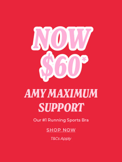 $60 Amy Maximum Support Sports Bra*