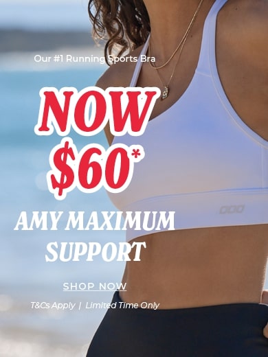 $60 Amy Maximum Support Sports Bra*