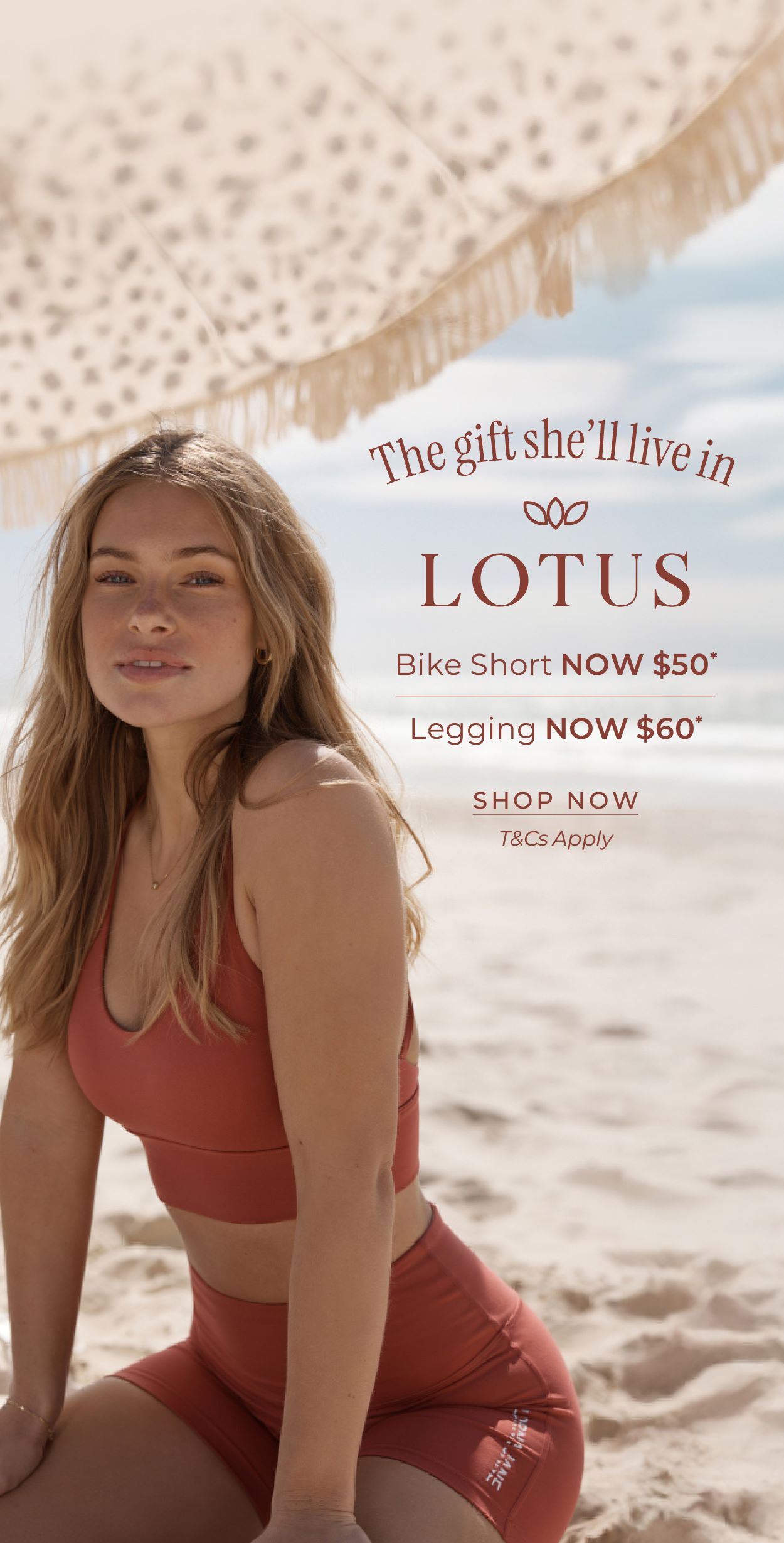 $50 Lotus Bike Shorts*