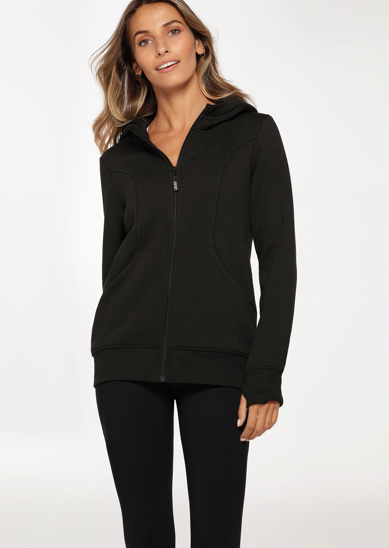 Full zip black on sale jacket