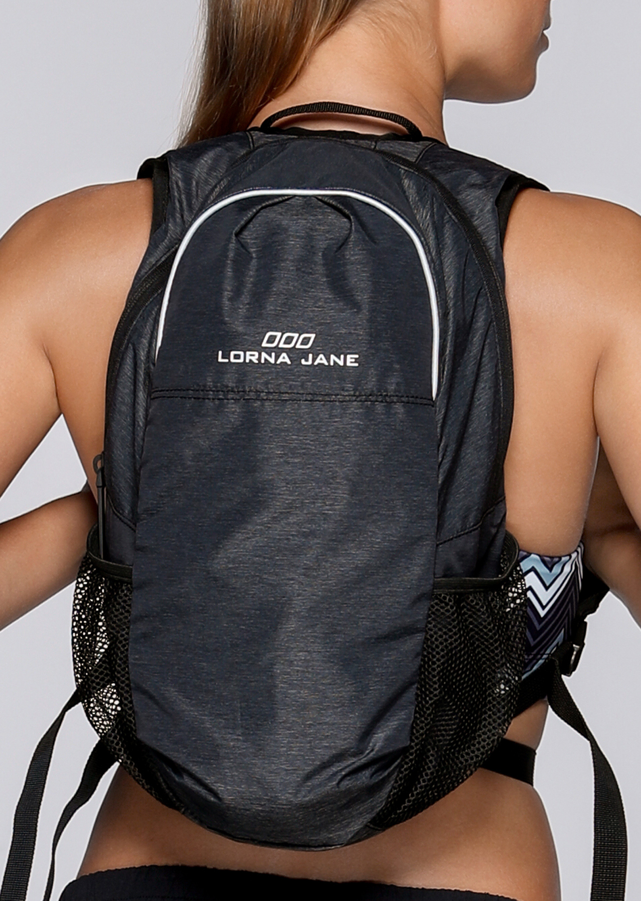 urban racing spirit backpack with hook closure