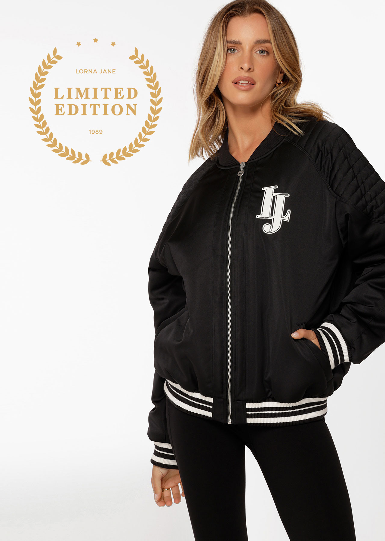 Golddigga quilted sale bomber jacket ladies